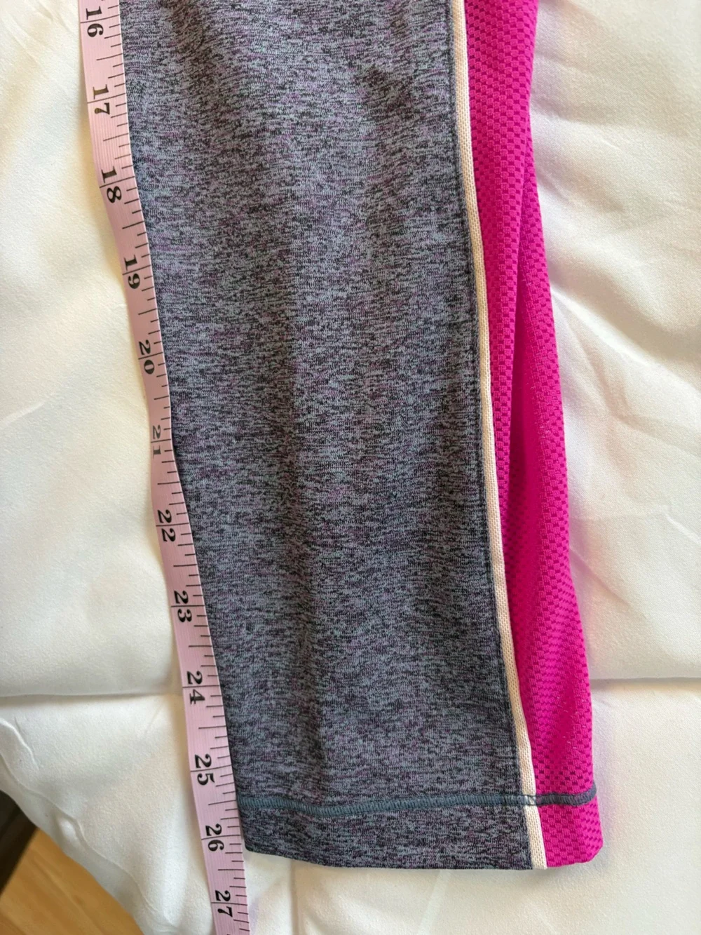 Nike Pink and Grey Leggings
